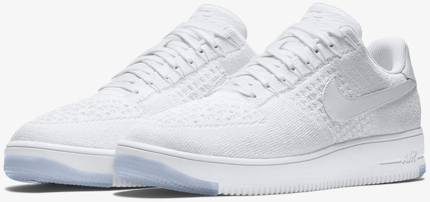 Air force one top ultra flyknit low white