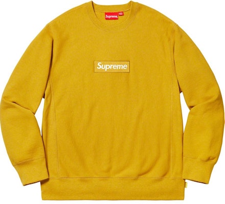 Supreme box logo mustard outlet
