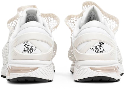 Vivienne Westwood x ASICS Gel Kayano 26 'Birch White' Putih Klasik 1021A320-202 Details for Vivienne Westwood x ASICS Gel Kayano 26 'Birch White' Putih Klasik 1021A320-202