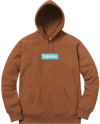 Supreme Box Logo Hooded Sweatshirt FW17 Rust Novelship