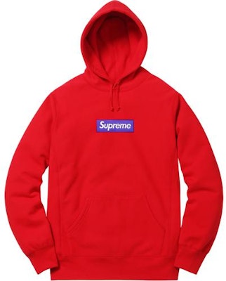 Supreme Box Logo Hooded Sweatshirt (FW17) Red - Novelship