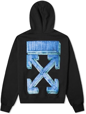 Off white online hoodie black blue