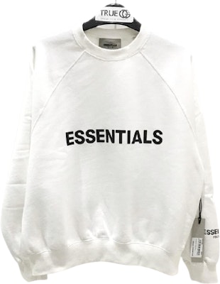 Fear of God Essentials Crewneck Logo (SS20) White Buy Fear of God Essentials Crewneck Logo (SS20) White