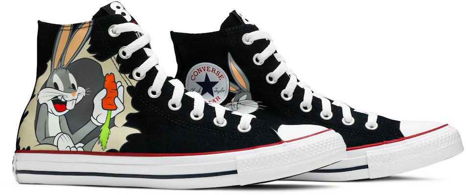 Looney Tunes x Converse Chuck Taylor All Star High '80th Anniversary ‑ Bugs  Bunny's Mischief' - 169225F - Novelship