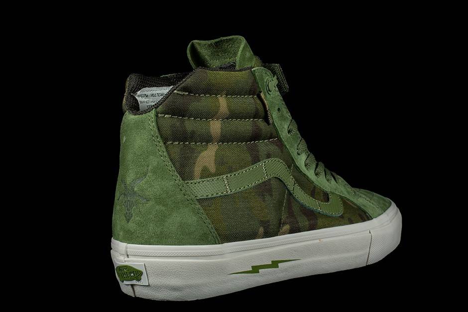 Lookbook DEFCON x 반스 스케이트-하이 '정글' (DEFCON x Vans Sk8-Hi 'Jungle') VN000OK4KUZ