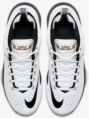 Nike Zoom Lebron Witness White Metallic Gold Black 852439-102 Order Nike Zoom Lebron Witness White Metallic Gold Black 852439-102