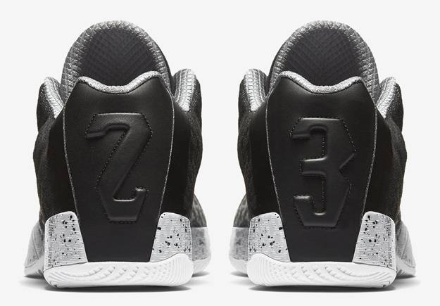 grey and white jordans with 23 on the back