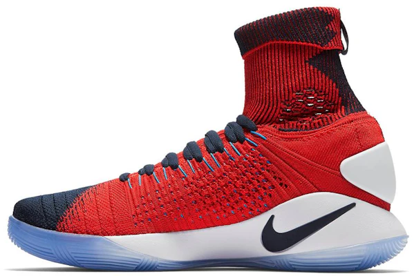 Hyperdunk top flyknit red