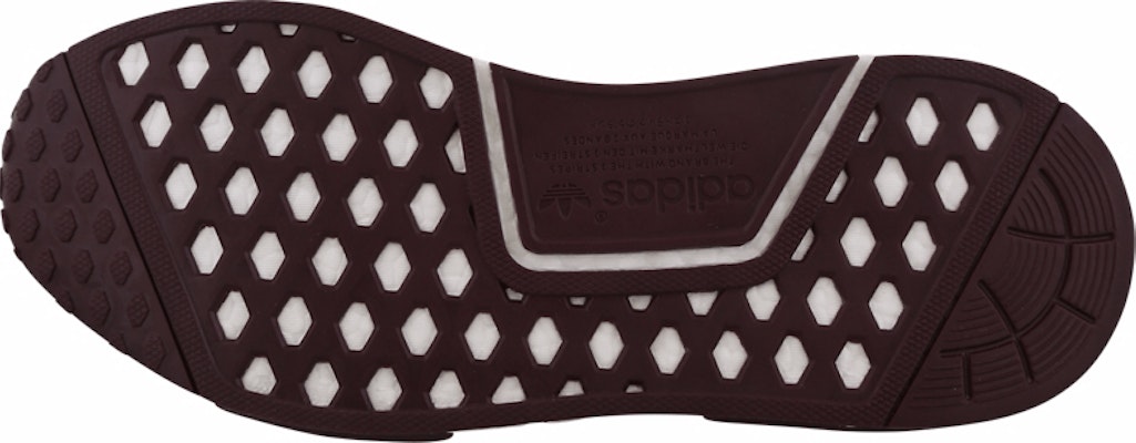 Adidas nmd r1 wool grey four maroon deals