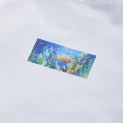 Kith Fish Tank Classic Logo Tee White Lookbook Kith Fish Tank Classic Logo Tee White