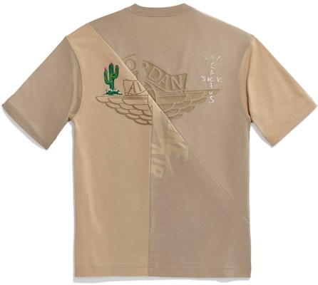 Travis Scott Cactus Jack x Jordan T Shirt Khaki Desert CW3167