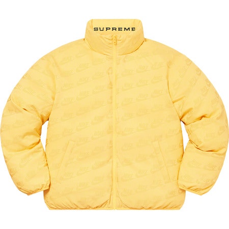 Supreme x Nike Reversible Puffy Jacket Pale Yellow Novelship