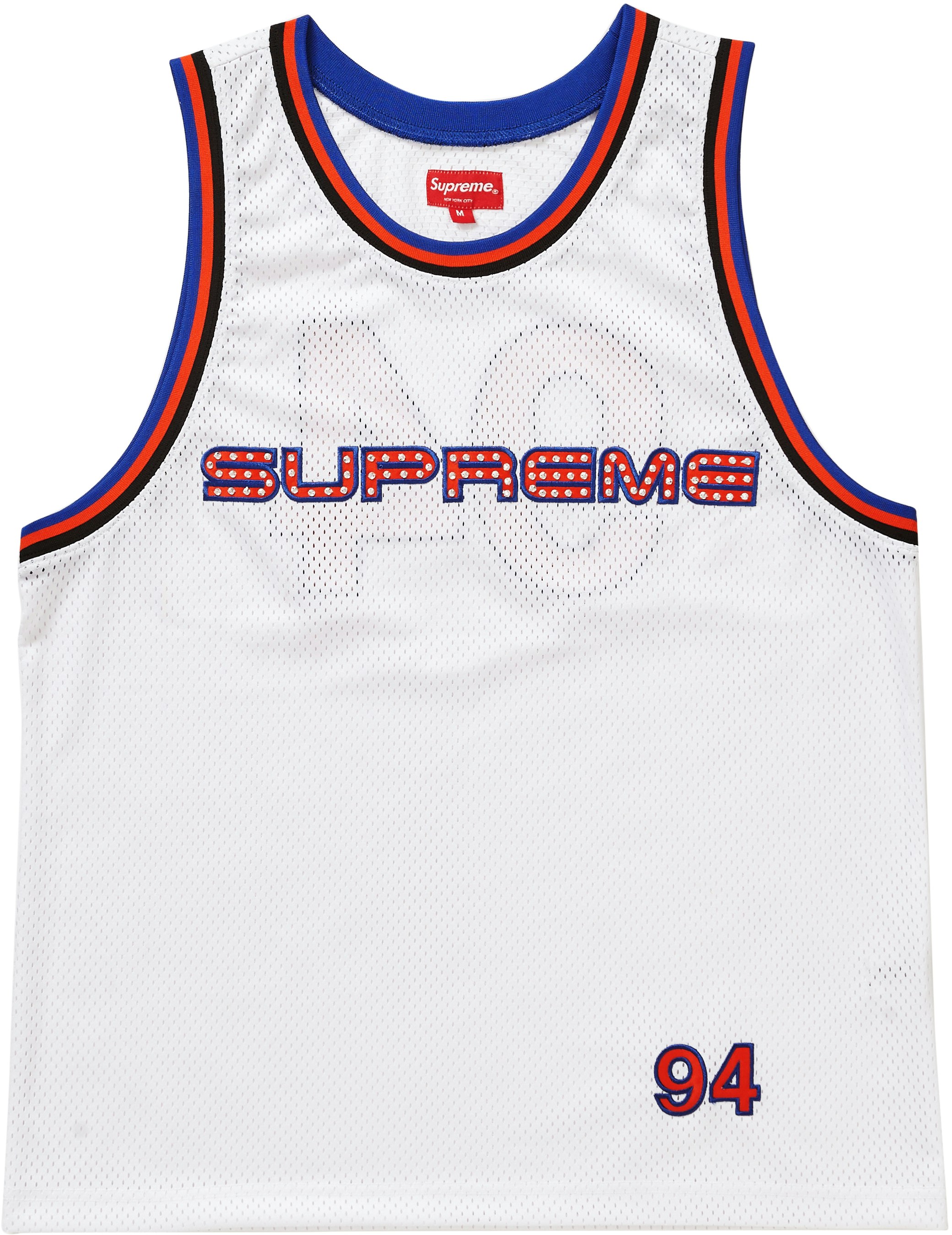Supreme St. Supreme Basketball Jersey White - Novelship