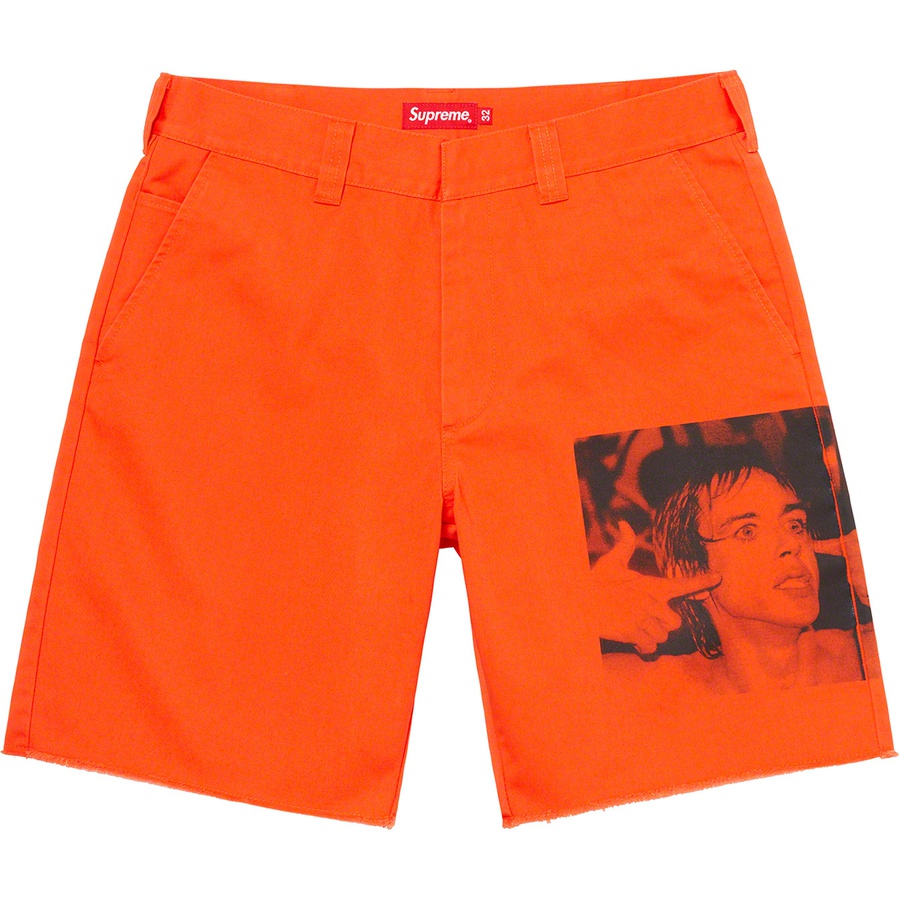 Supreme Iggy Pop Work Short Orange
