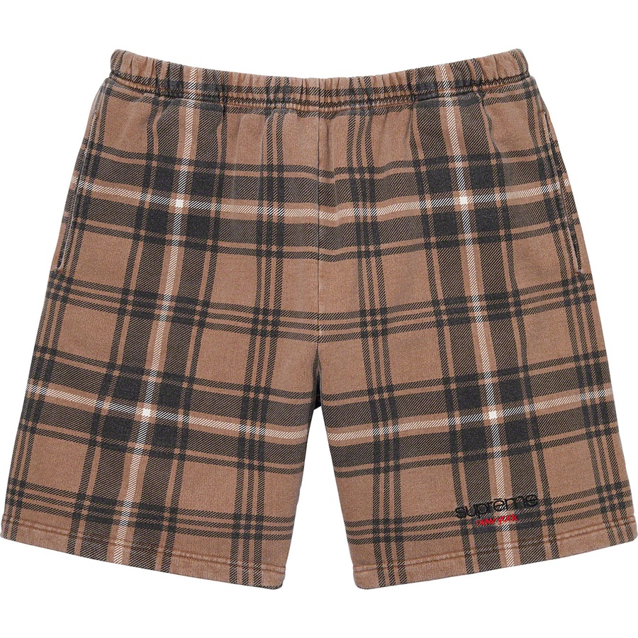 Buy Supreme Celana Pendek Kotak Kotak Coklat