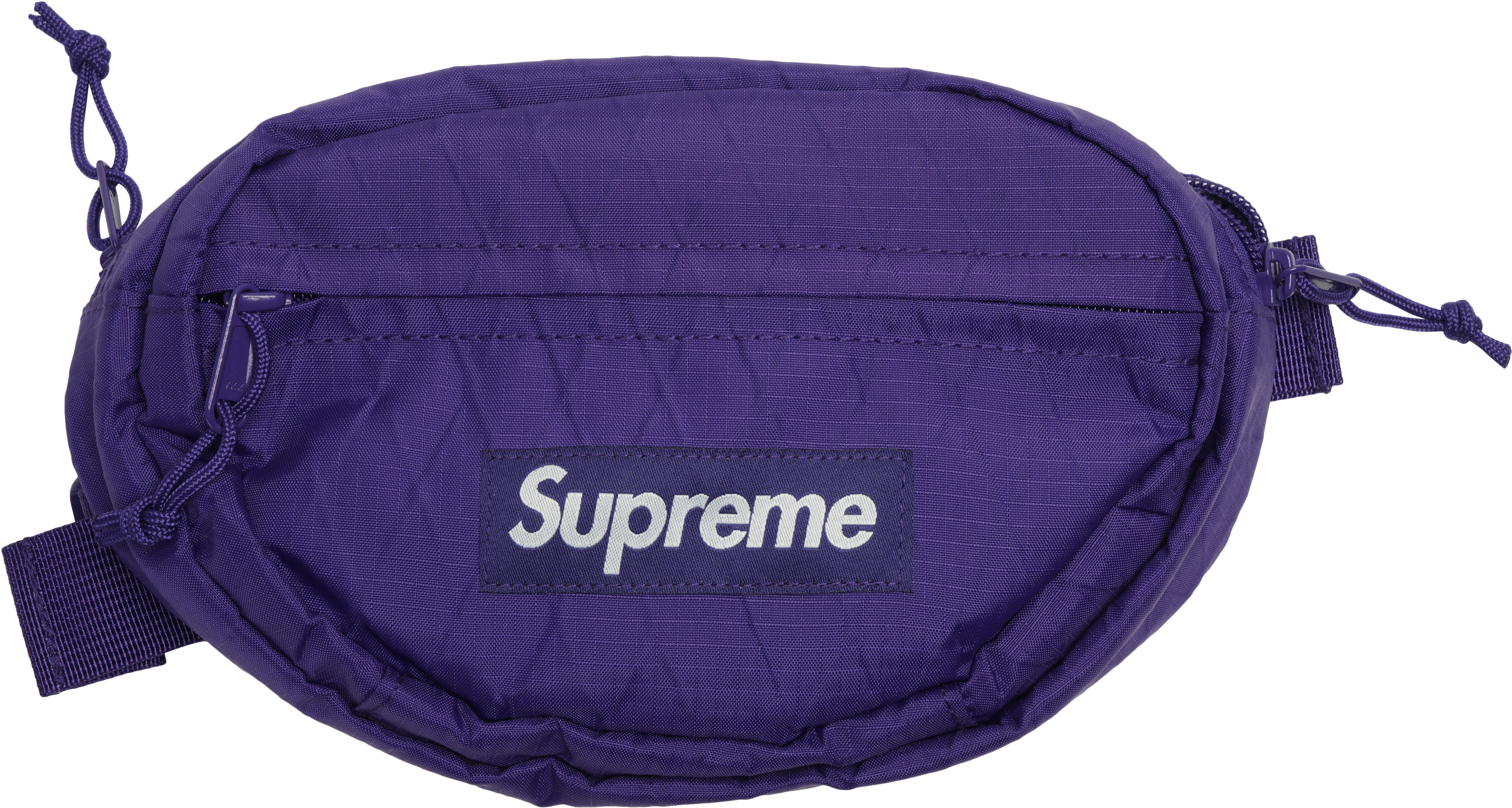 Supreme FW18 Waist Bag Purple - Novelship