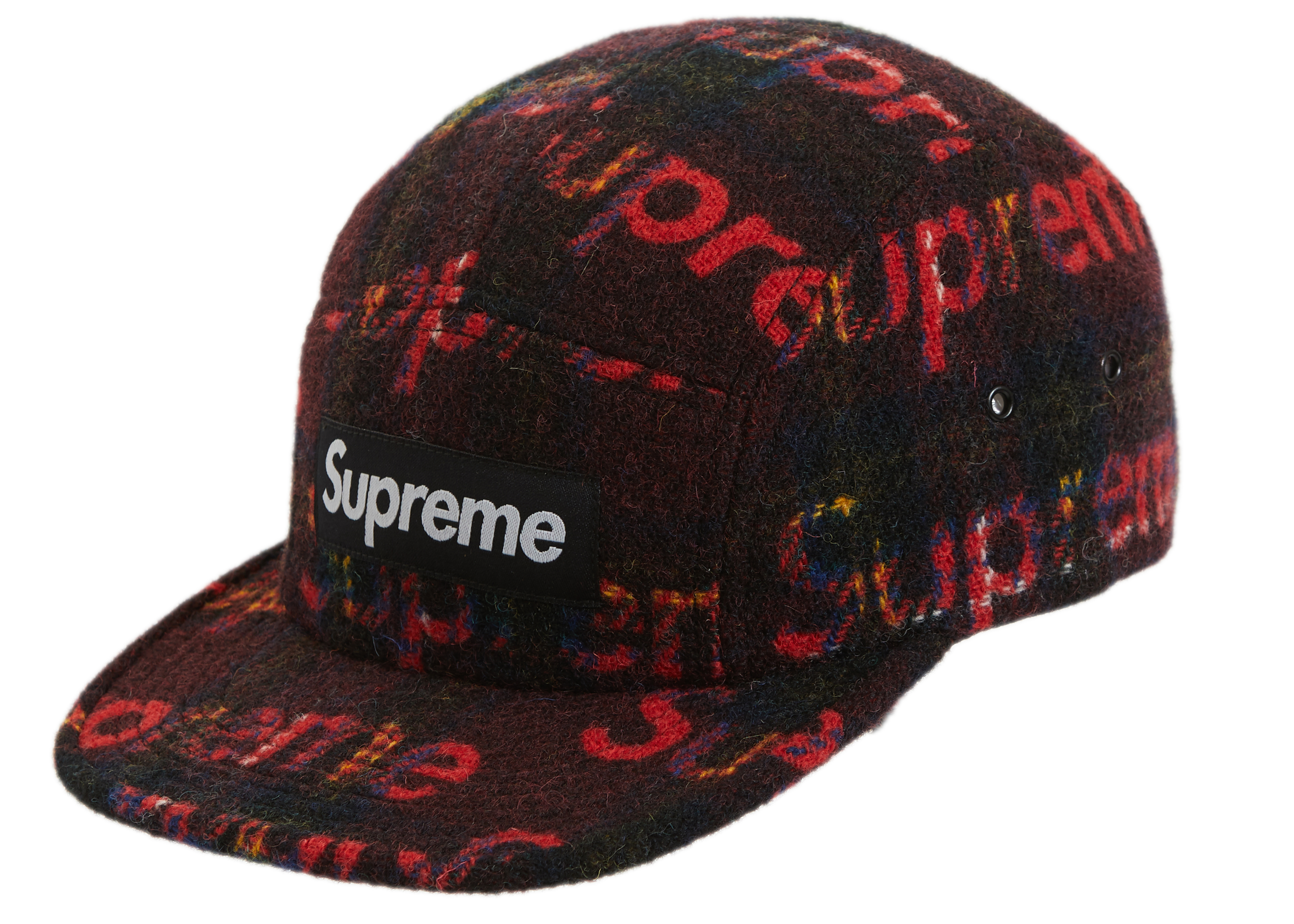 Shop supreme tweed hat New Arrivals Supreme Harris Tweed Camp Cap