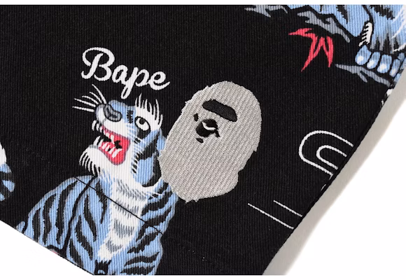 Buy Bape Tiger Pattern Shorts Black Novelship