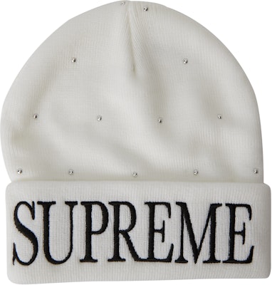 Supreme Studded Beanie White Novelship