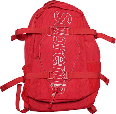 Supreme FW18 Backpack Red Buy Supreme FW18 Backpack Red