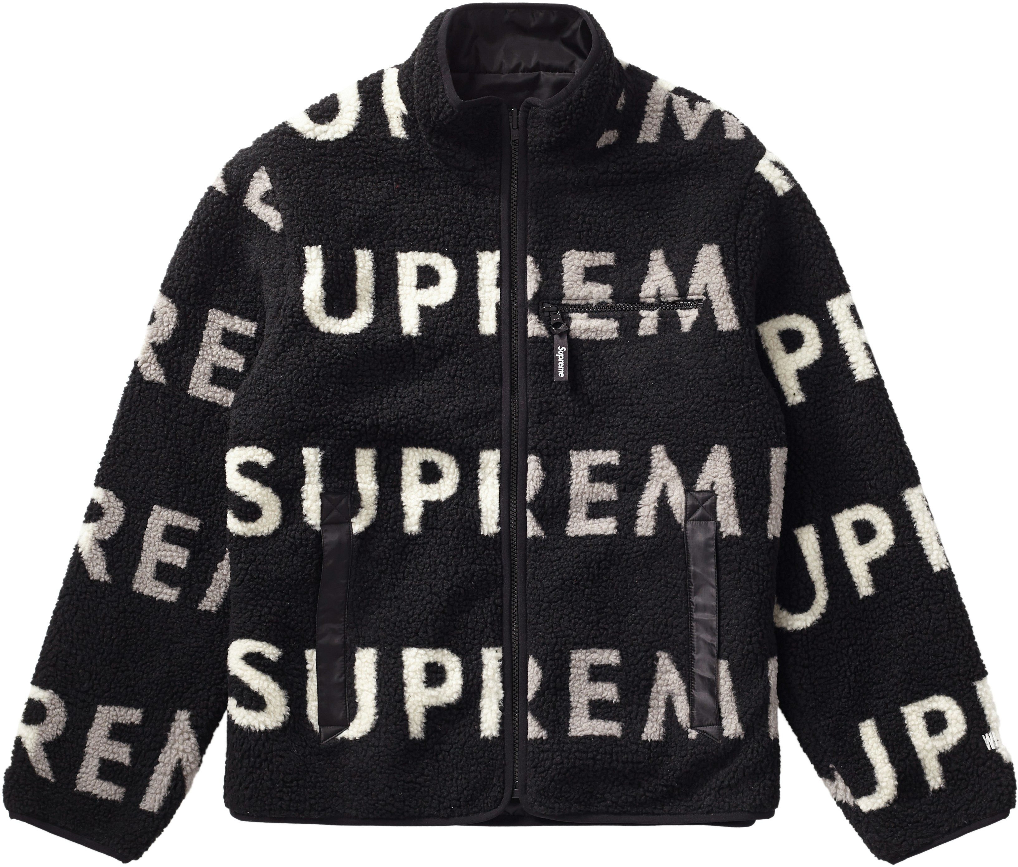 Reversible logo fleece jacket supreme hotsell