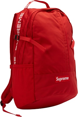 Supreme SS18 Backpack Red Buy Supreme SS18 Backpack Red