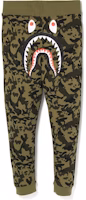 Bape Desert Camo Shark Slim Sweat Pants Green Bape Desert Camo Shark Slim Sweat Pants Green