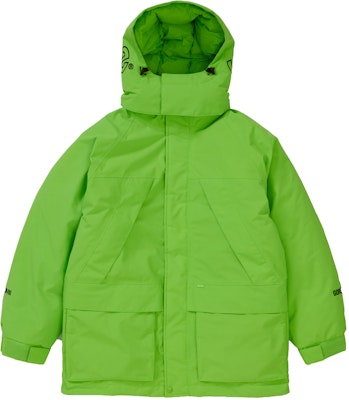 Supreme Gore Tex 700 Fill Down Parka Lime Novelship