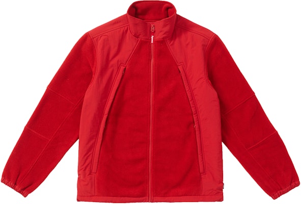 Supreme Polartec Zip Up Jacket Red - Novelship