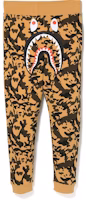 Bape Desert Camo Shark Slim Sweat Pants Yellow Bape Desert Camo Shark Slim Sweat Pants Yellow