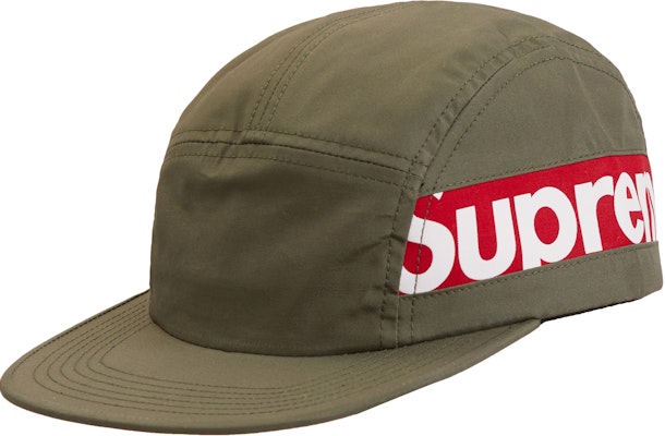 Supreme Side Panel Camp Cap Olive Novelship