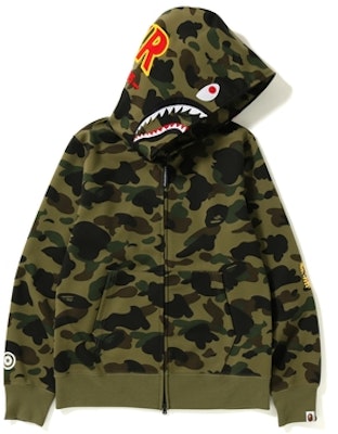 Ponr bape 2025 shark hoodie