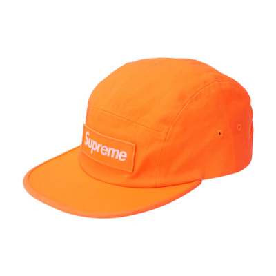 Supreme Washed Chino Twill Camp Cap FW18 Orange