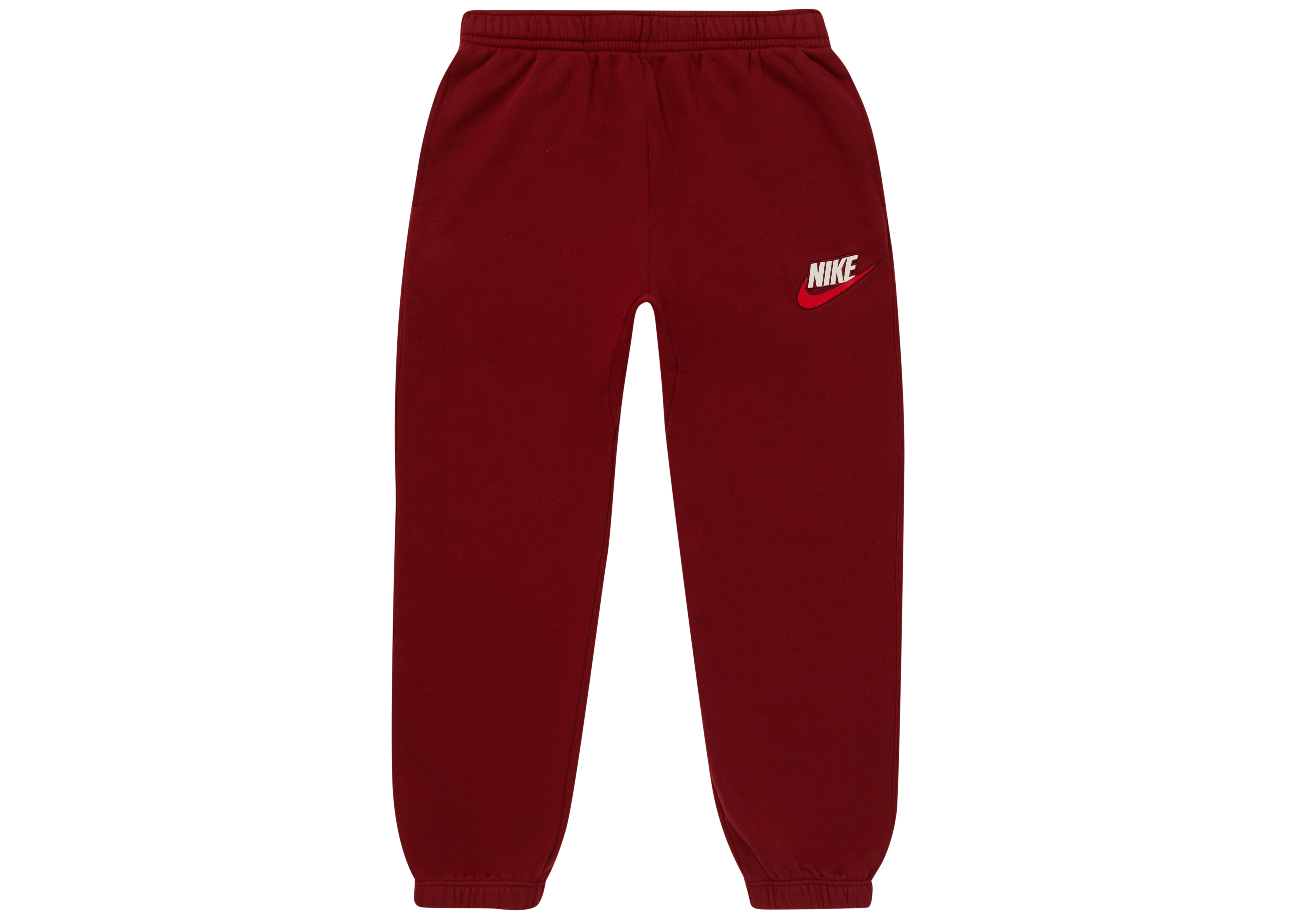 M supreme nike sweat pants burgundy - www.hondaprokevin.com