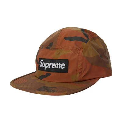 Supreme Reflective Camo Camp Cap Orange