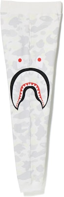 Bape City Camo Side Shark Slim Sweat Pants White Order Bape City Camo Side Shark Slim Sweat Pants White