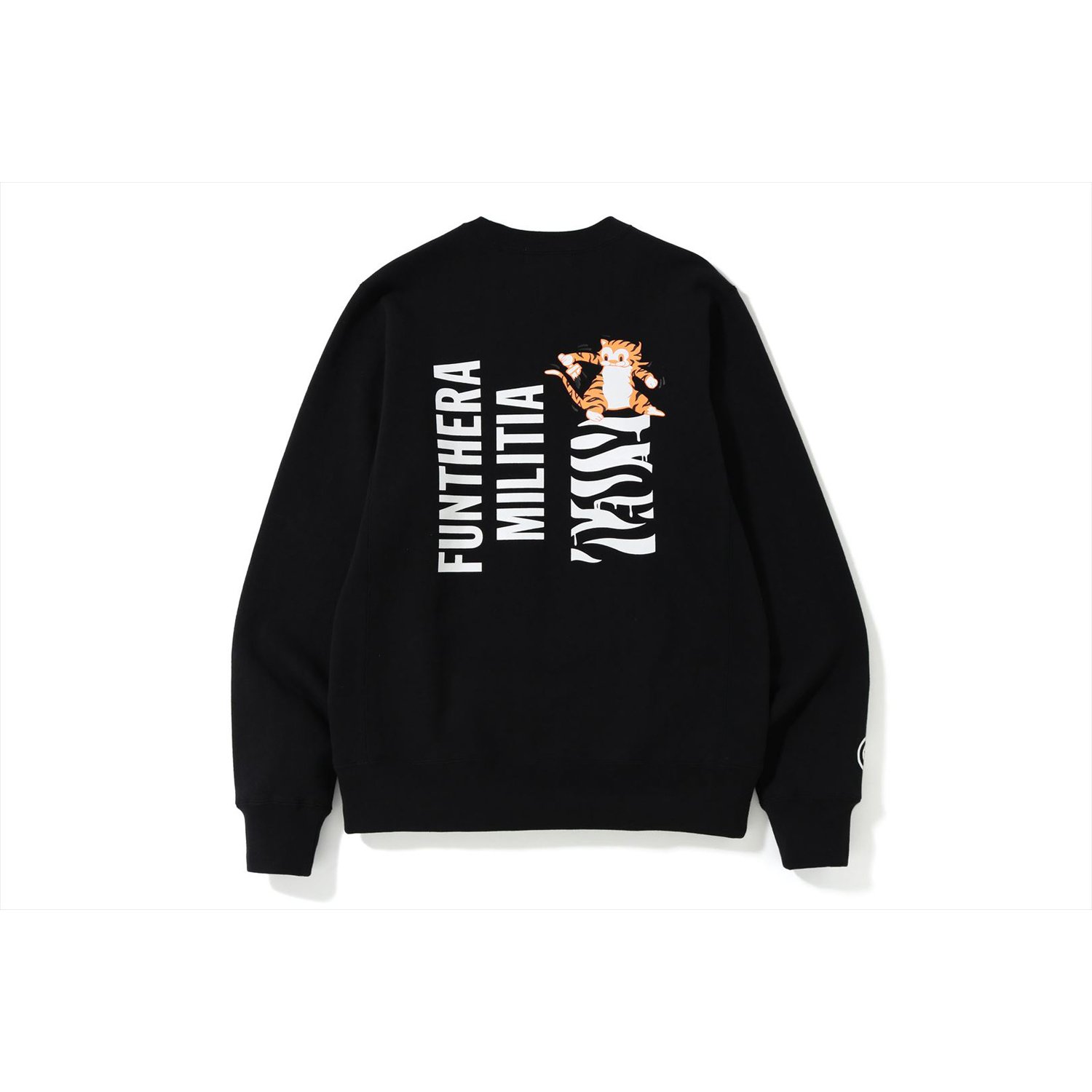 Buy Bape Tiger Heavy Weight Crewneck Black - Novelship