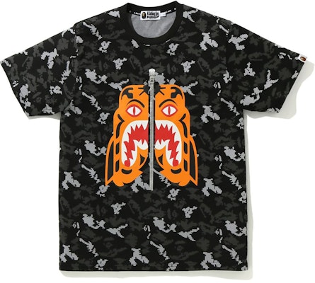 Bape Tiger Tee Black Buy Bape Tiger Tee Black