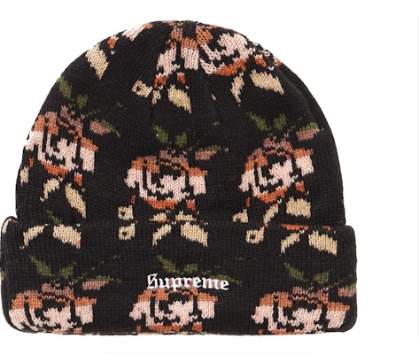 Supreme wool jacquard beanie sales