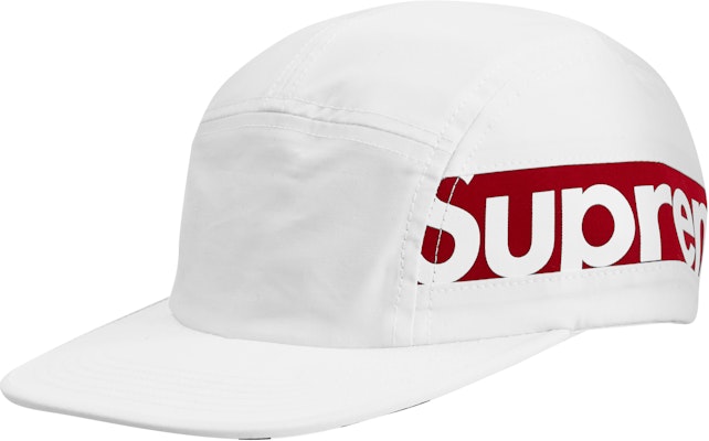 Supreme Side Panel Camp Cap White Novelship