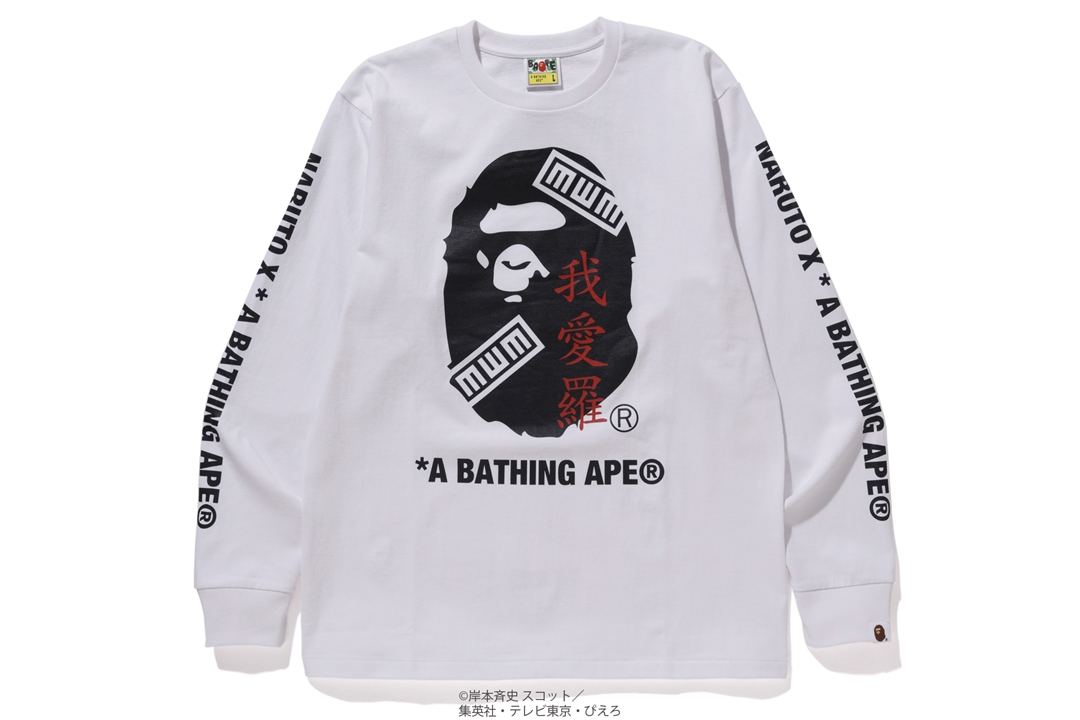 BAPE X FCRB L/S APE HEAD TEE - Tシャツ/カットソー(七分/長袖)