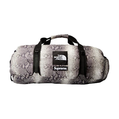 Supreme The North Face Snakeskin Flyweight Duffle Bag Black