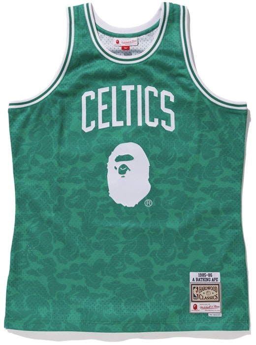 Bape Mitchell & Ness Celtics ABC Basketball Swingman Jersey Green