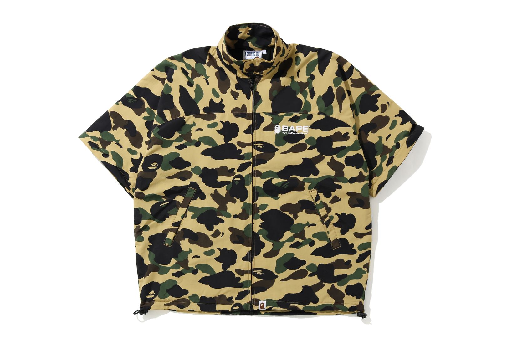 Buy BAPE 1st Camo Classic Rain Jacket Yellow - Novelship
