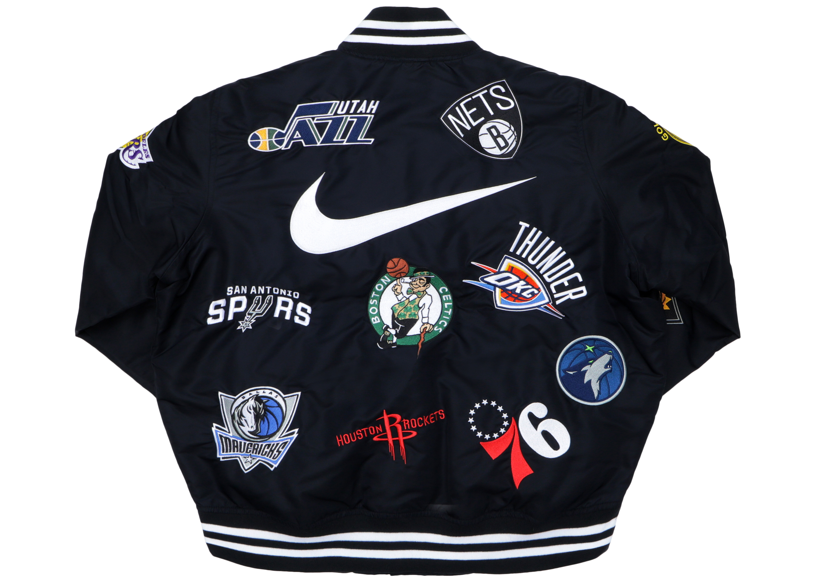業販Supreme Nike NBA Warm-Up Jacket M 白 スタジャン