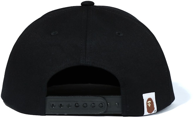 BAPE Jewelry Snap Back Cap Black Order BAPE Jewelry Snap Back Cap Black