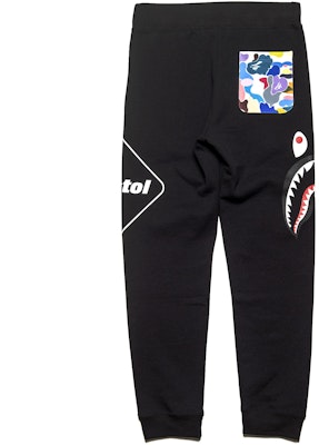 Bape FCRB Shark Sweatpants Black Order Bape FCRB Shark Sweatpants Black