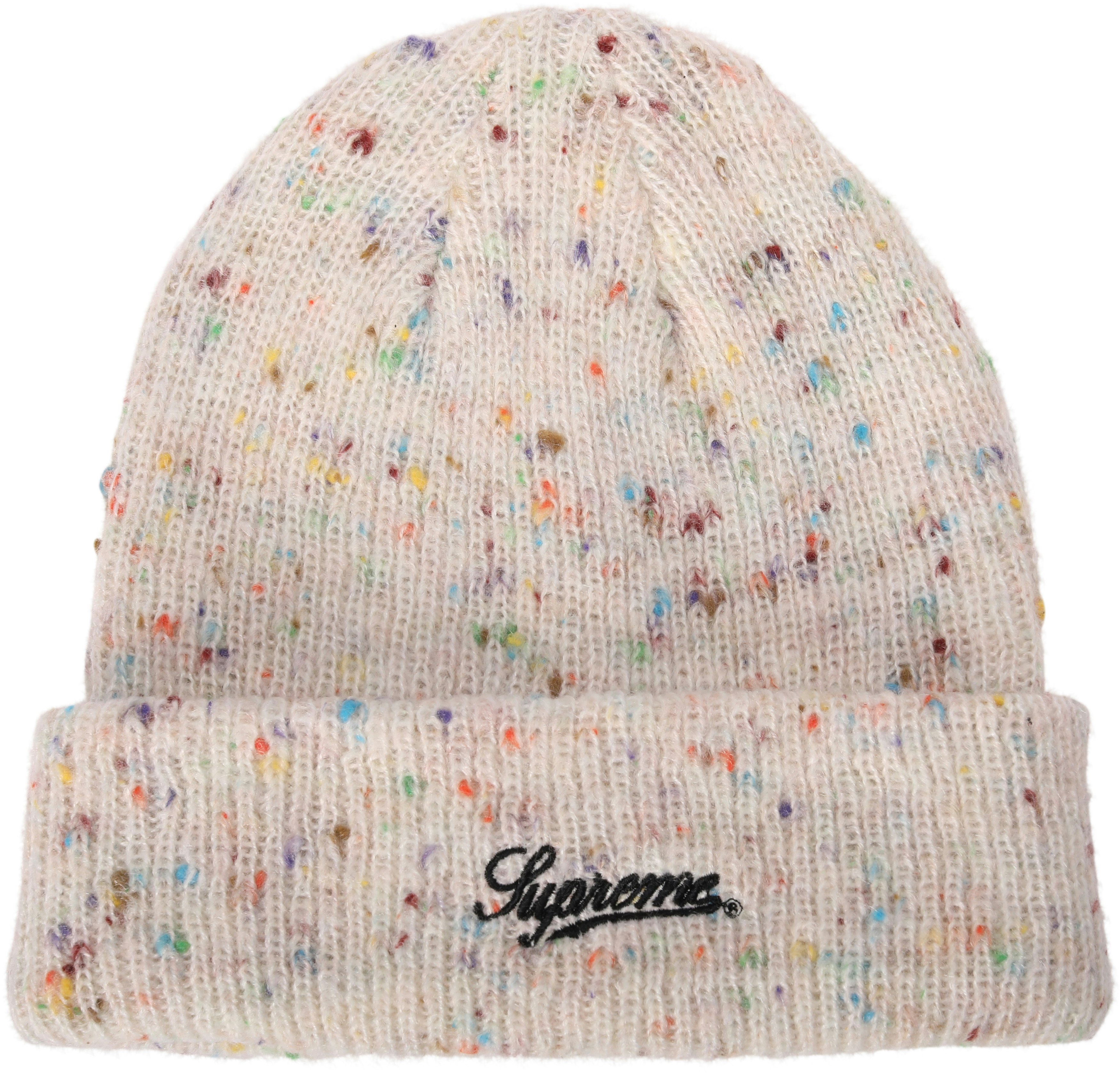 Supreme Colored Speckle Beanie Natural - Novelship