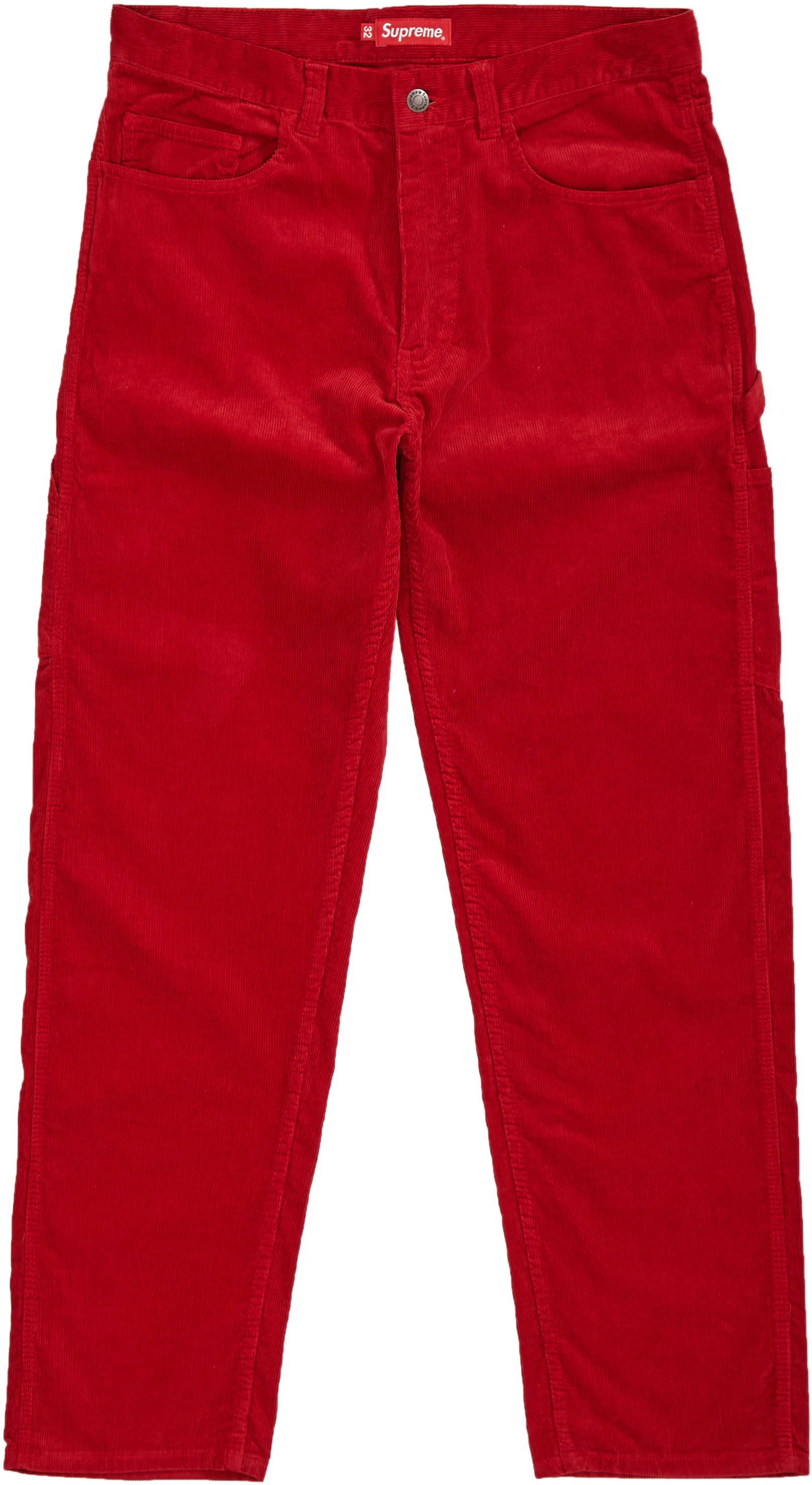 Supreme Corduroy Painter Pant Red Novelship
