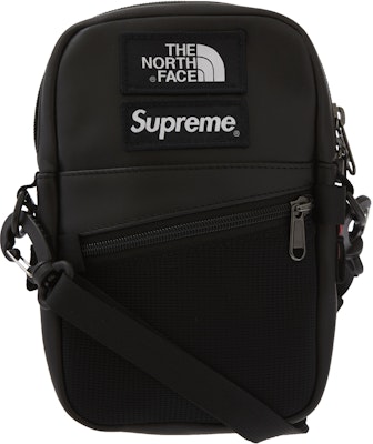 Supreme The North Face Leather Shoulder Bag Black - Novelship